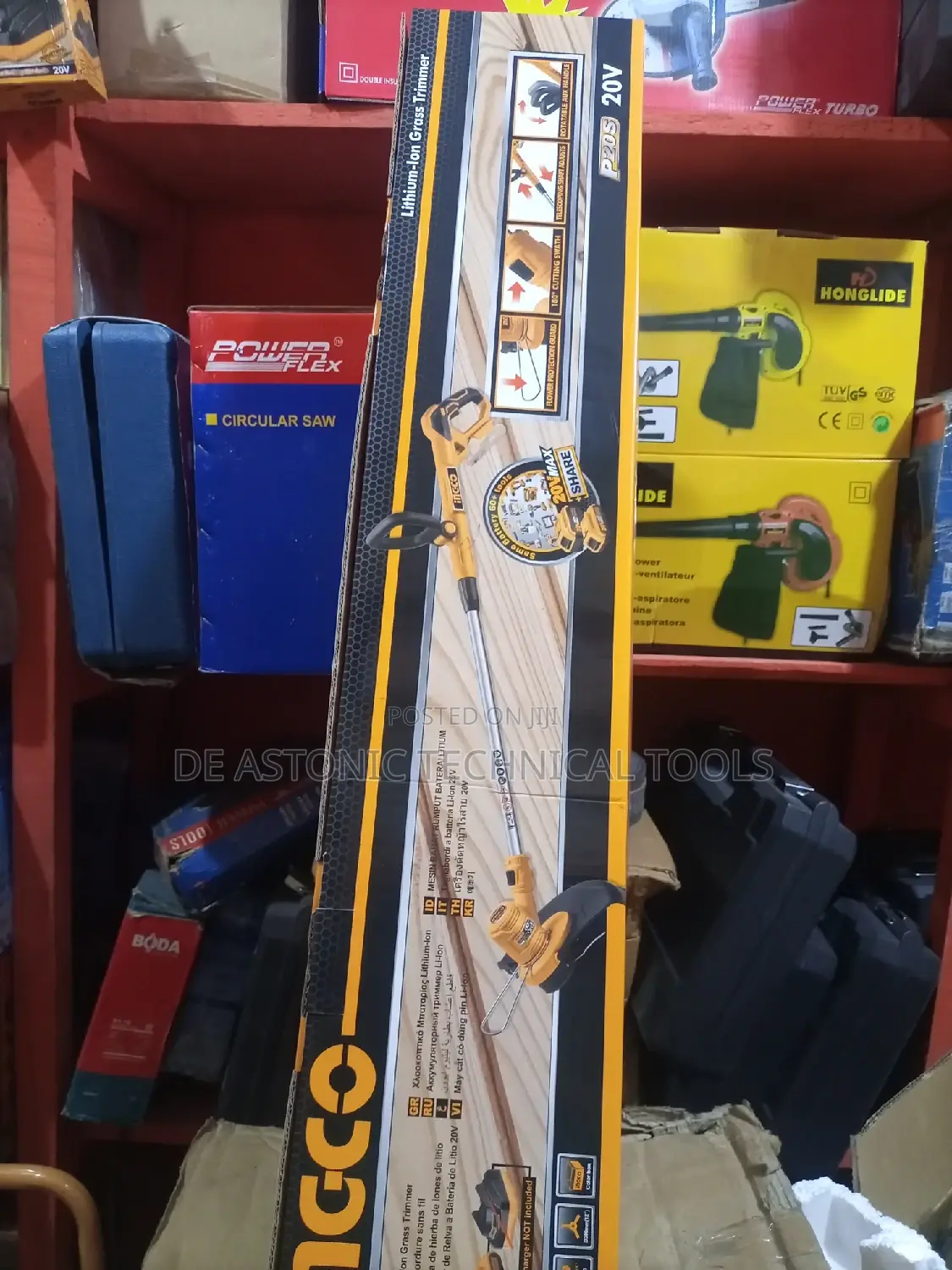 20v Ingco Lithium Ion Brush Cutter