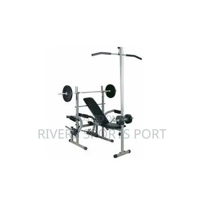 Weight Bench / Bench Press With Lat Pulldown And Chest Fly