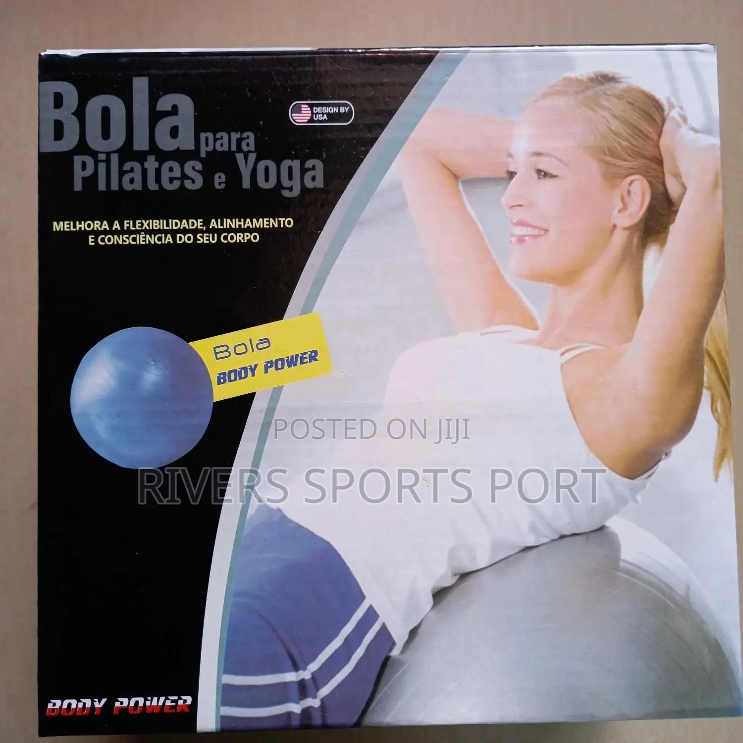 Bodypower Antiburst Fitness/Exercise/Gym/Yoga Ball With Pump