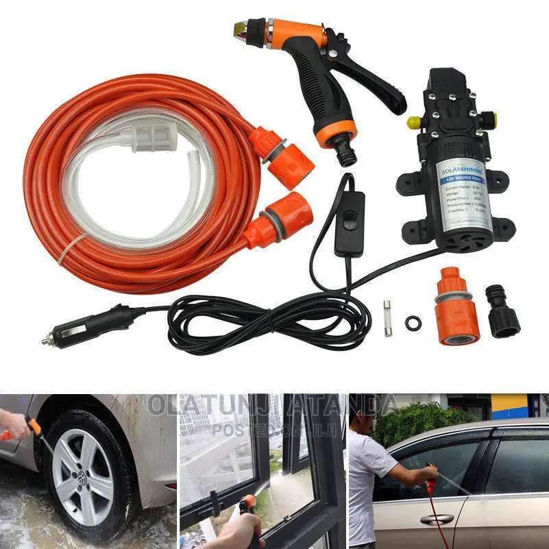 High Pressure 12V Portable Electric Car Wash Pump