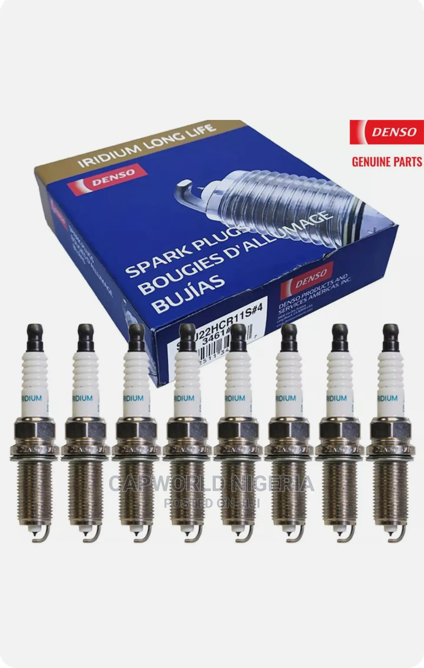 4 PCS Denso (3421) Sk20hr11 Iridium Long Life Spark Plugs