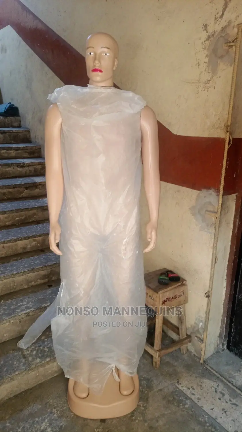 Full Body Male Detachable Head/Hands Plastic Mannequin
