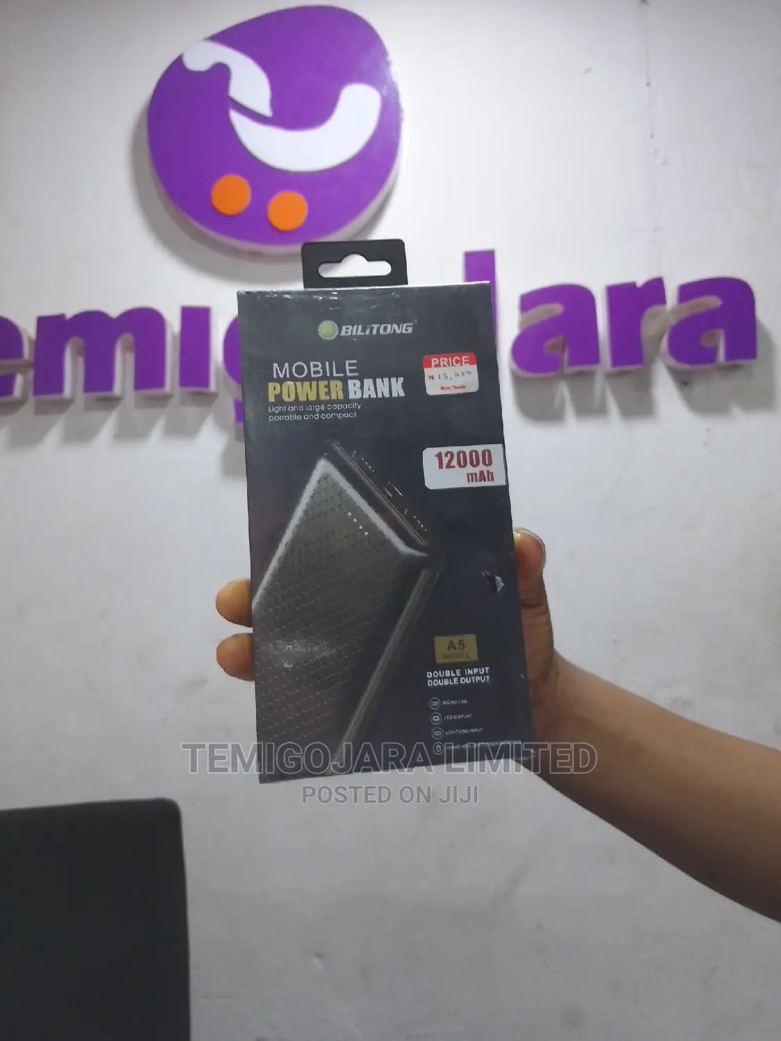 Bilitong A5 12000mah Powerbank