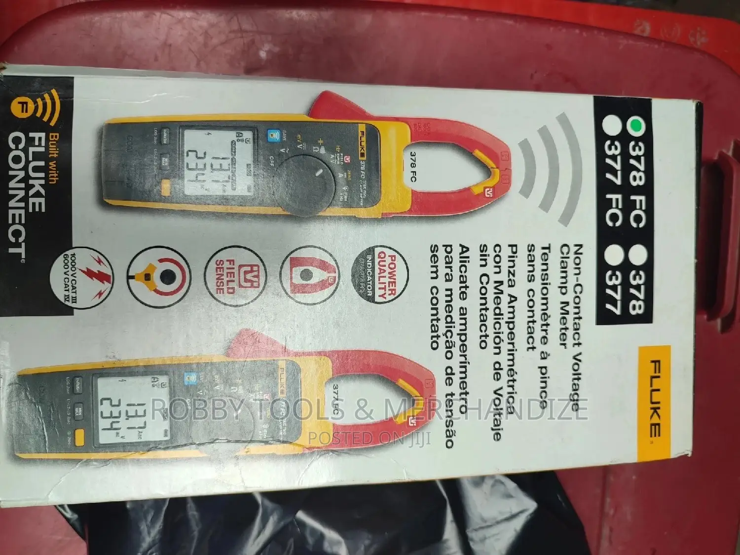 Fluke 378 FC Non-con.Volt True-rms AC/DC Clamp Meter (Iflex)