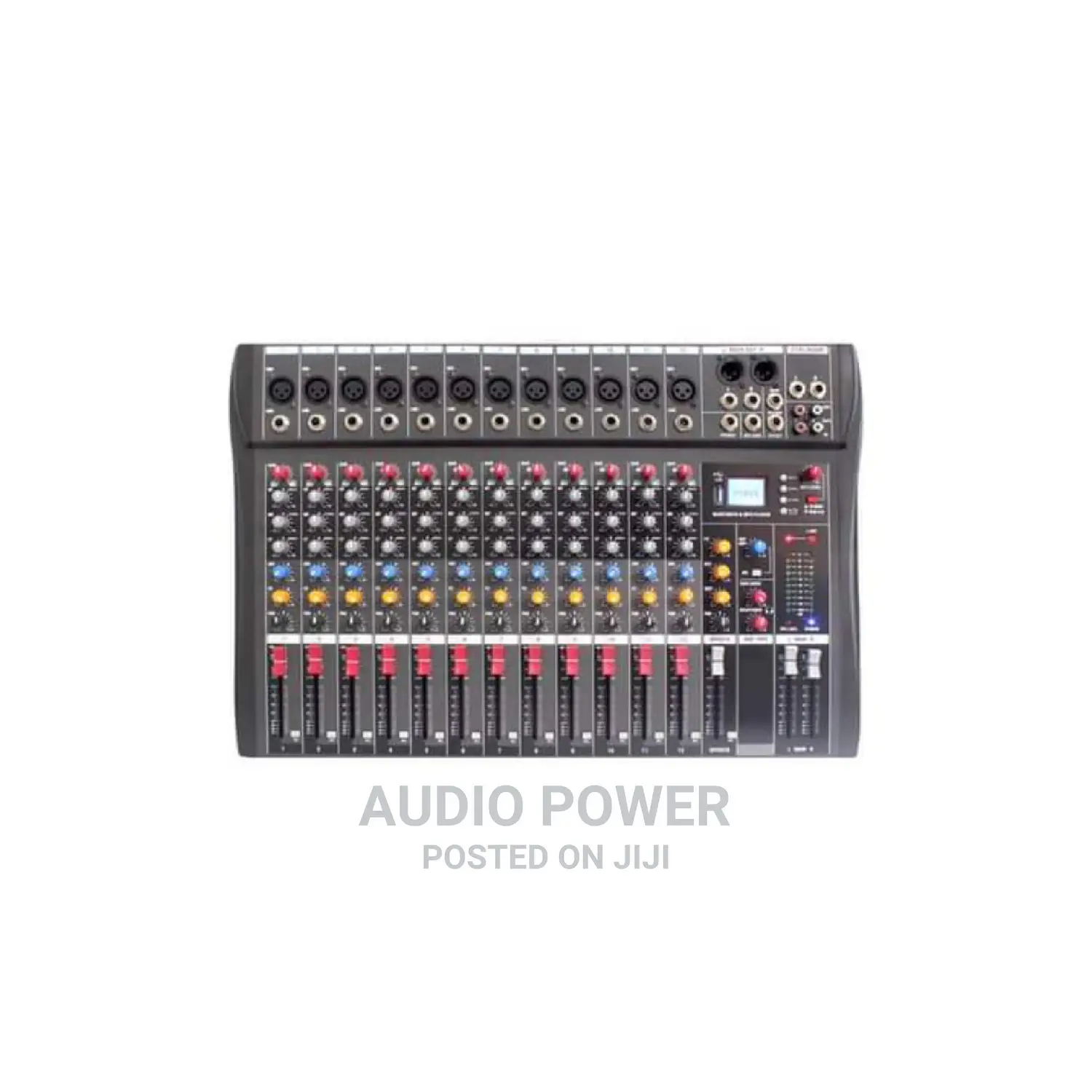 Professional 12 Channels Flat Mixer