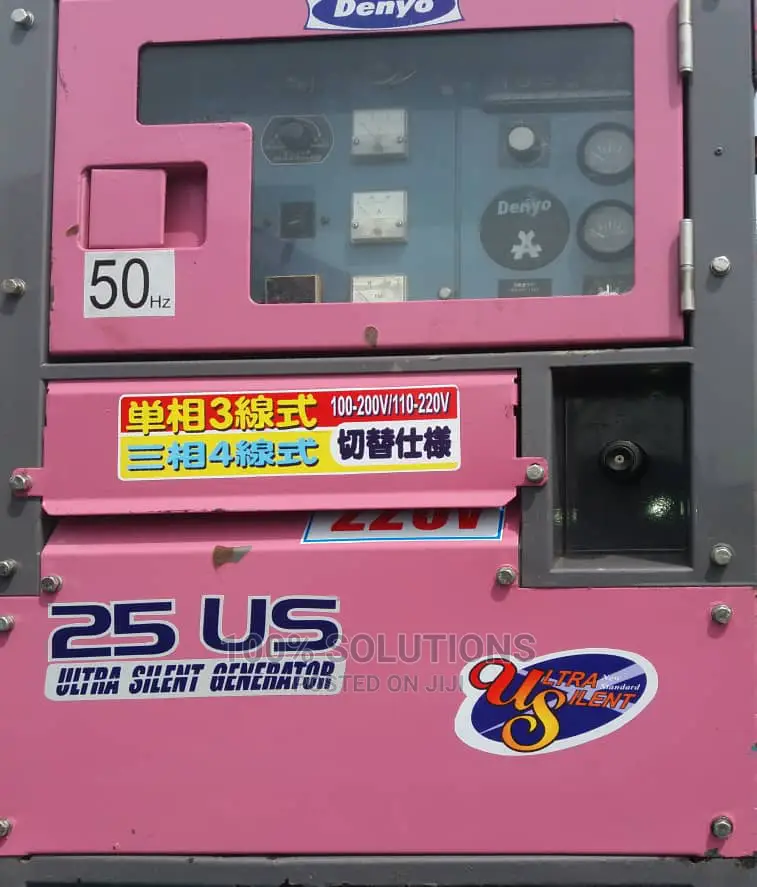 25KVA Denyo Sound Proof Generator for Sale