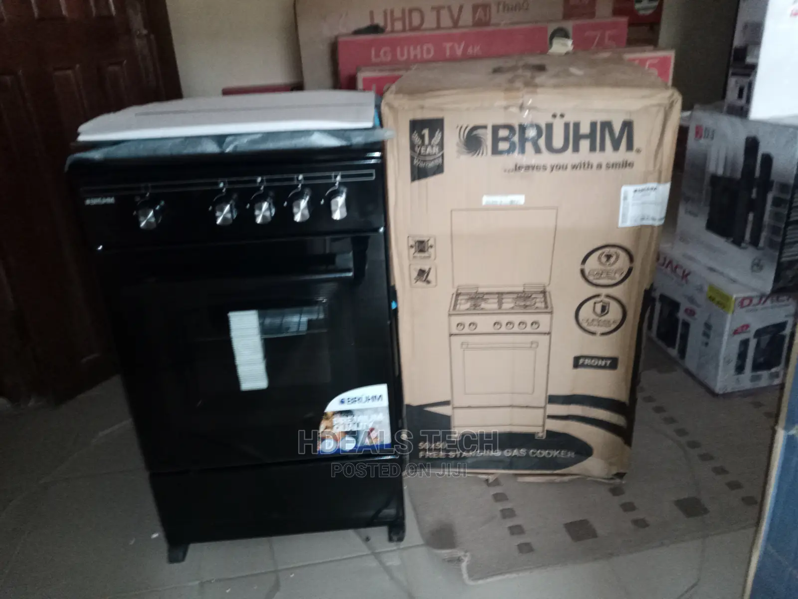 3 Gas With 1 Electric Bruhm Gas Cooker