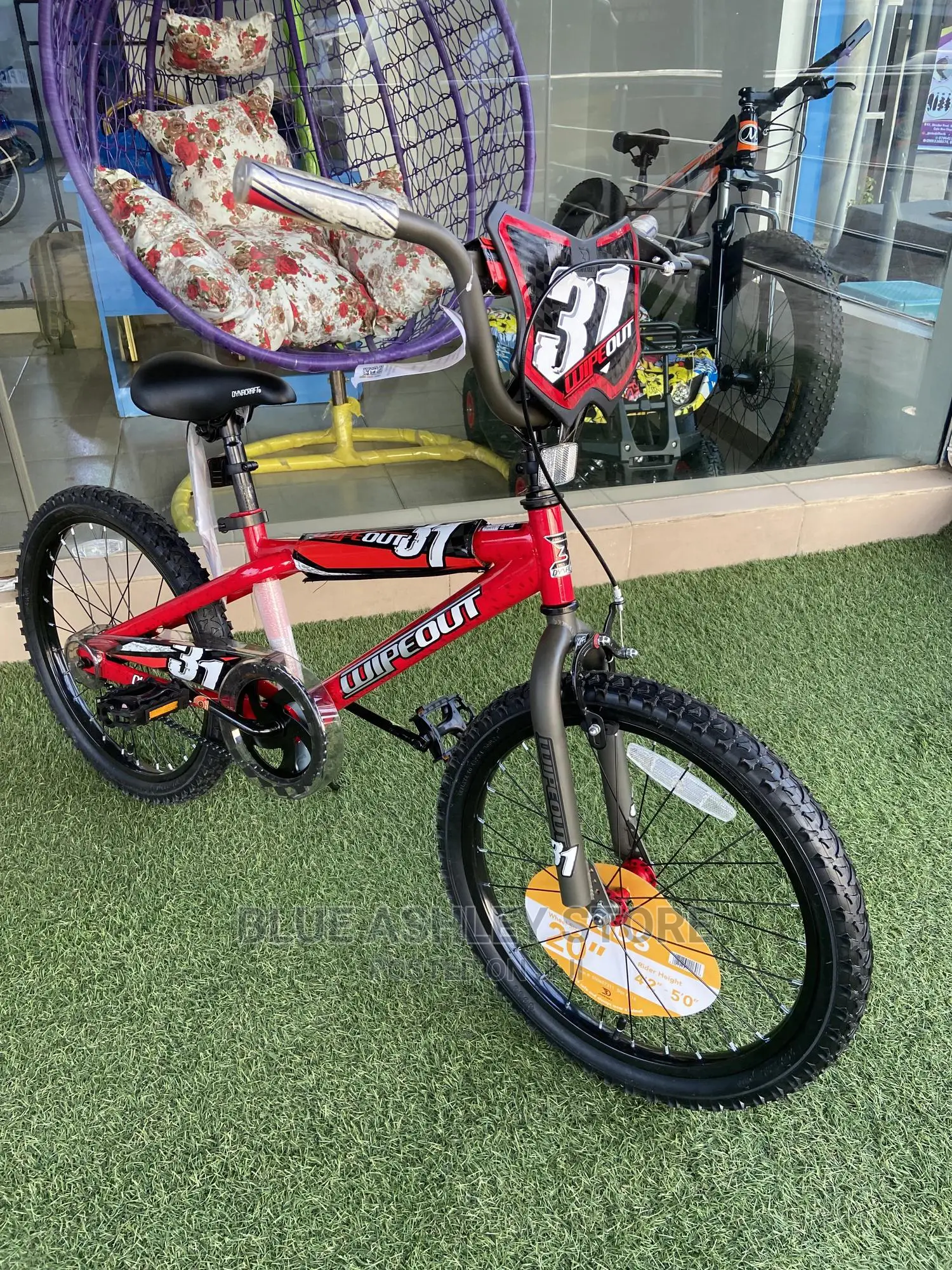 Dynacraft 20" Wipeout Boys Bike, Red
