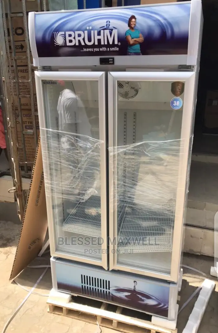 BRUHM 409litres Double Door Beverage Cooler | BBD-409M