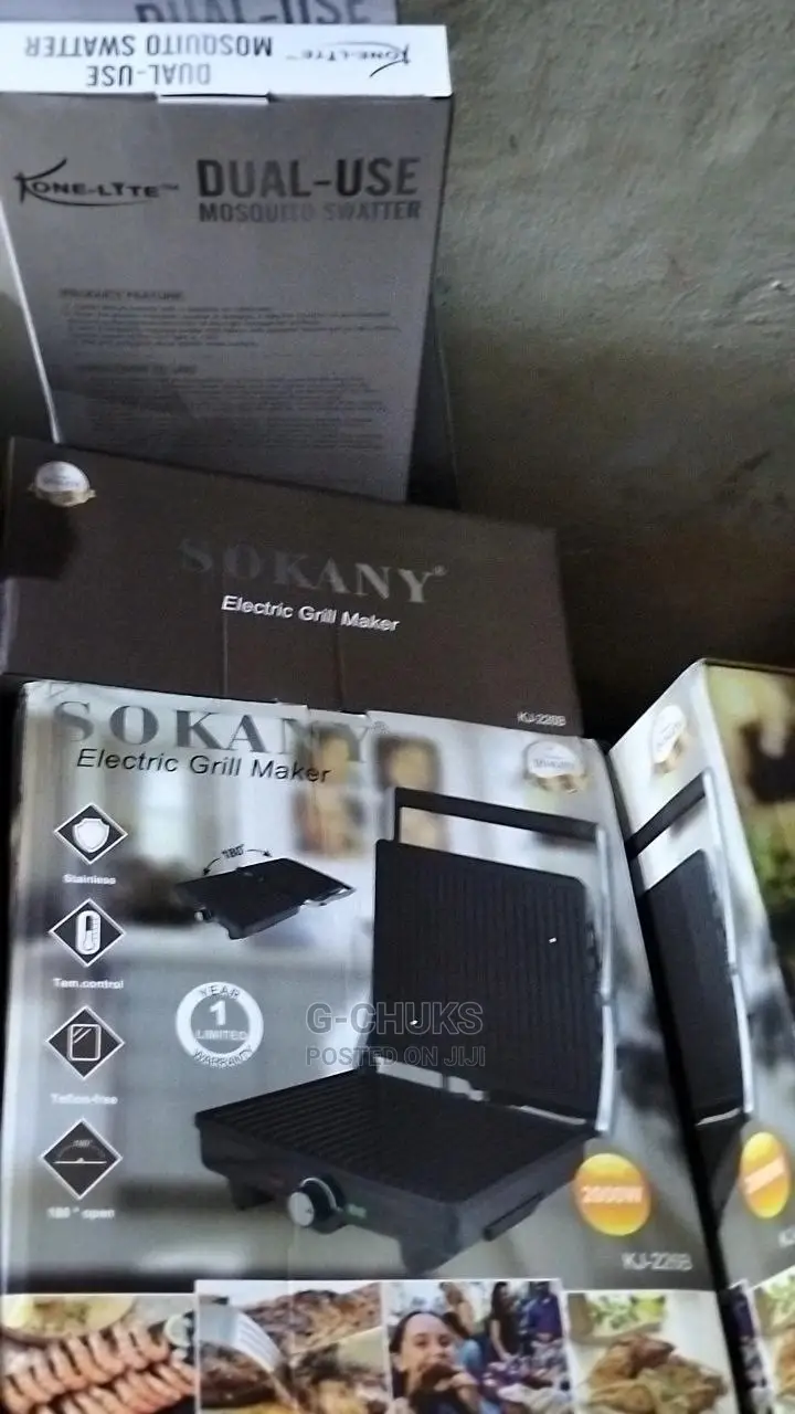 Sokany Non-Stick Electric Griller/Shawarma Grill