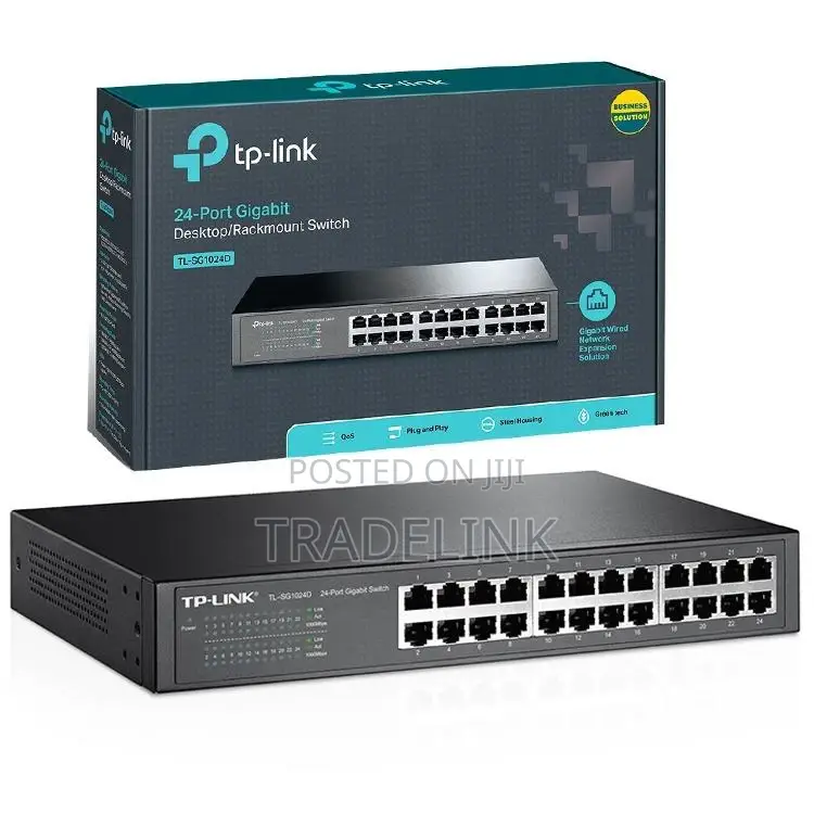 Tl-Sg1024 24-Port Gigabit Rackmount Switch