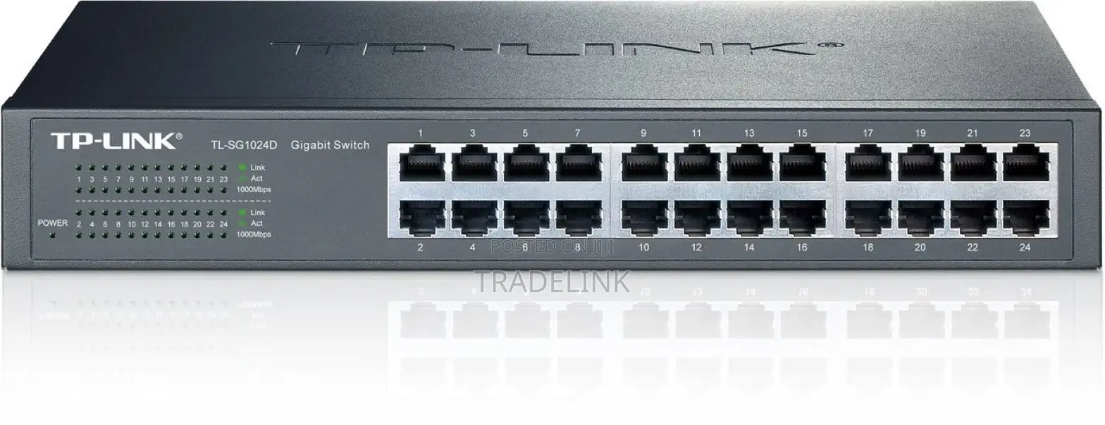 Tl-Sg1024 24-Port Gigabit Rackmount Switch