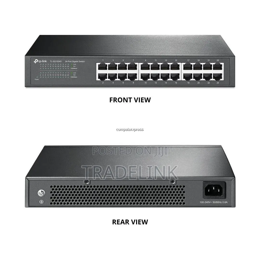 Tl-Sg1024 24-Port Gigabit Rackmount Switch