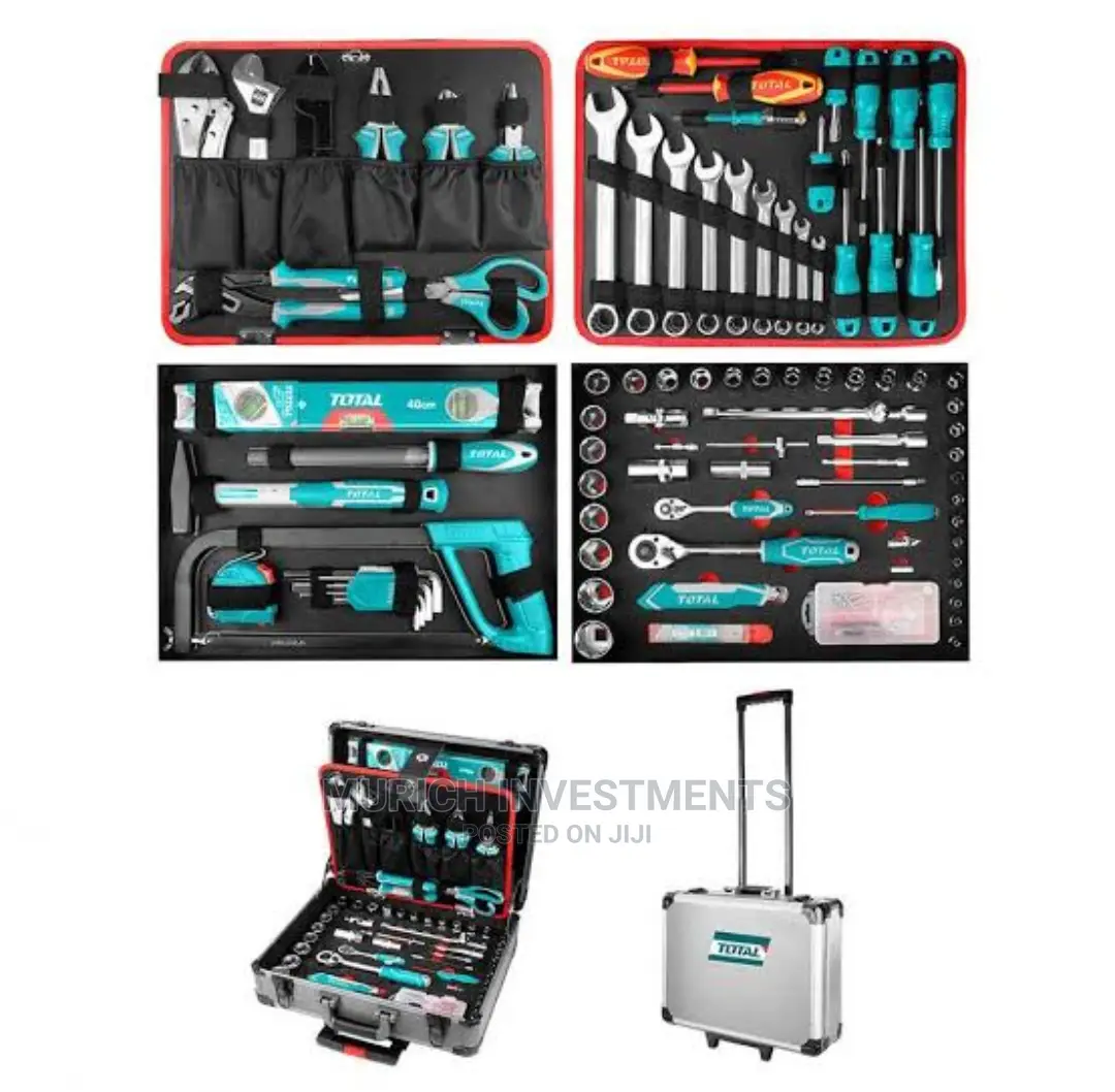 147piece Tool Box TOTAL Aluminum Suitcase