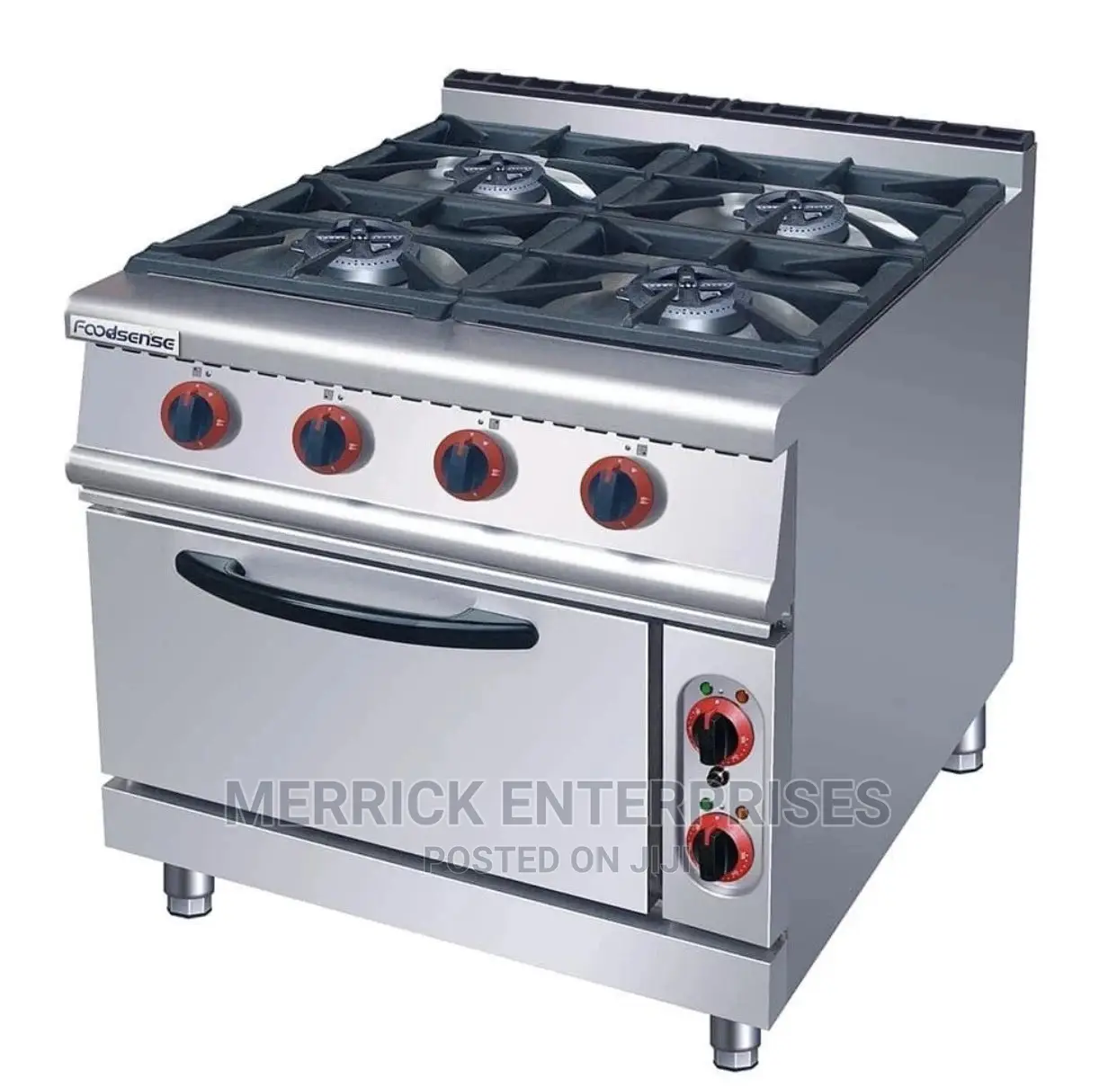 4burners Commercial Gas Cooker With Oven