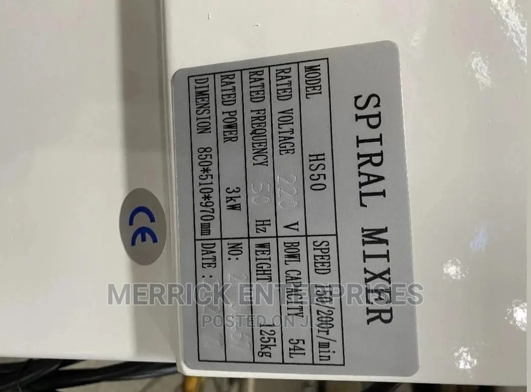 20kg Spiral Dough Mixer 2022