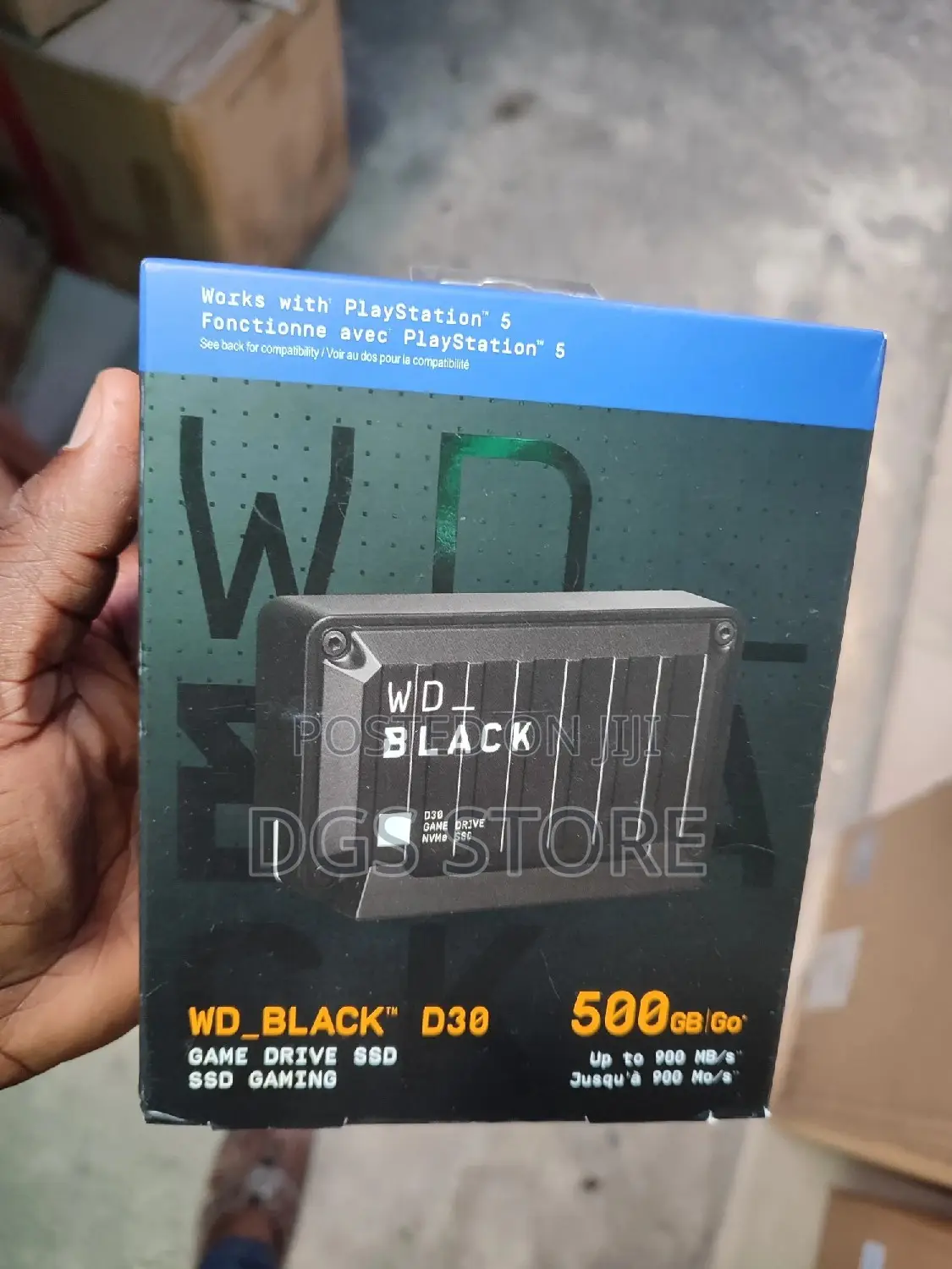 WD Black D30 SSD 500GB Works With Ps5, Xbox Series
