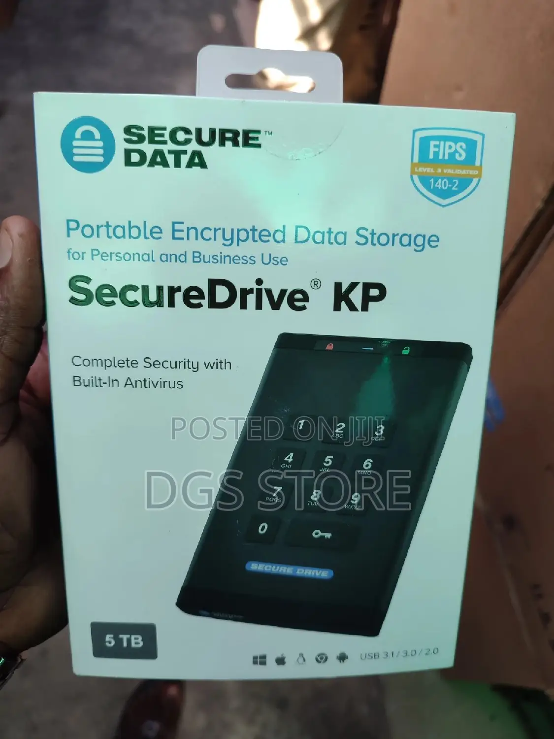 Secure Data Secure Drive Kp 5tb