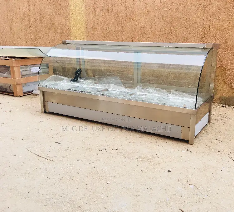 COUNTER TOP Food Display Warmers/Curved Glass Food Warmers