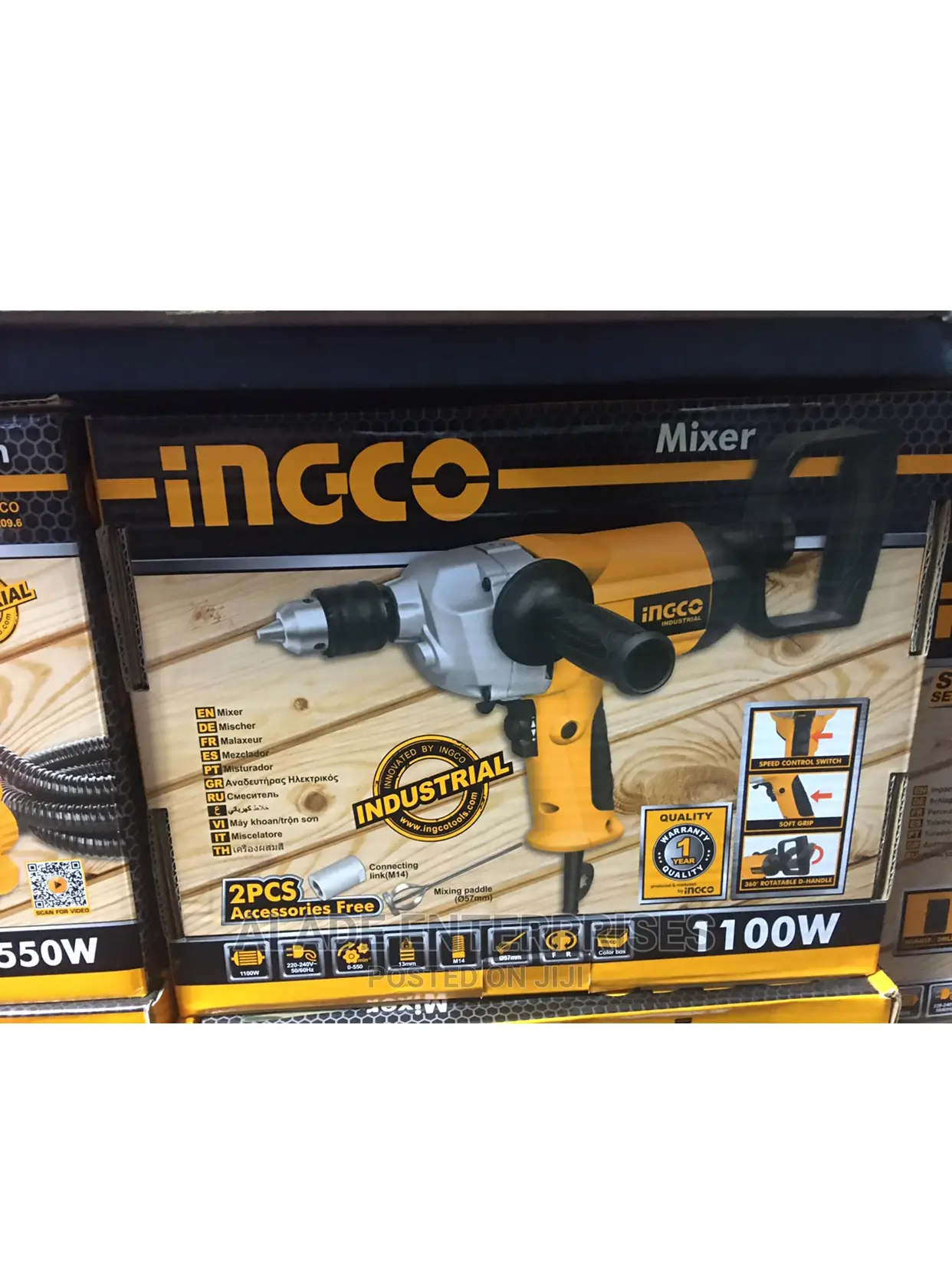 Ingco Industrial Hand Mixer Machine