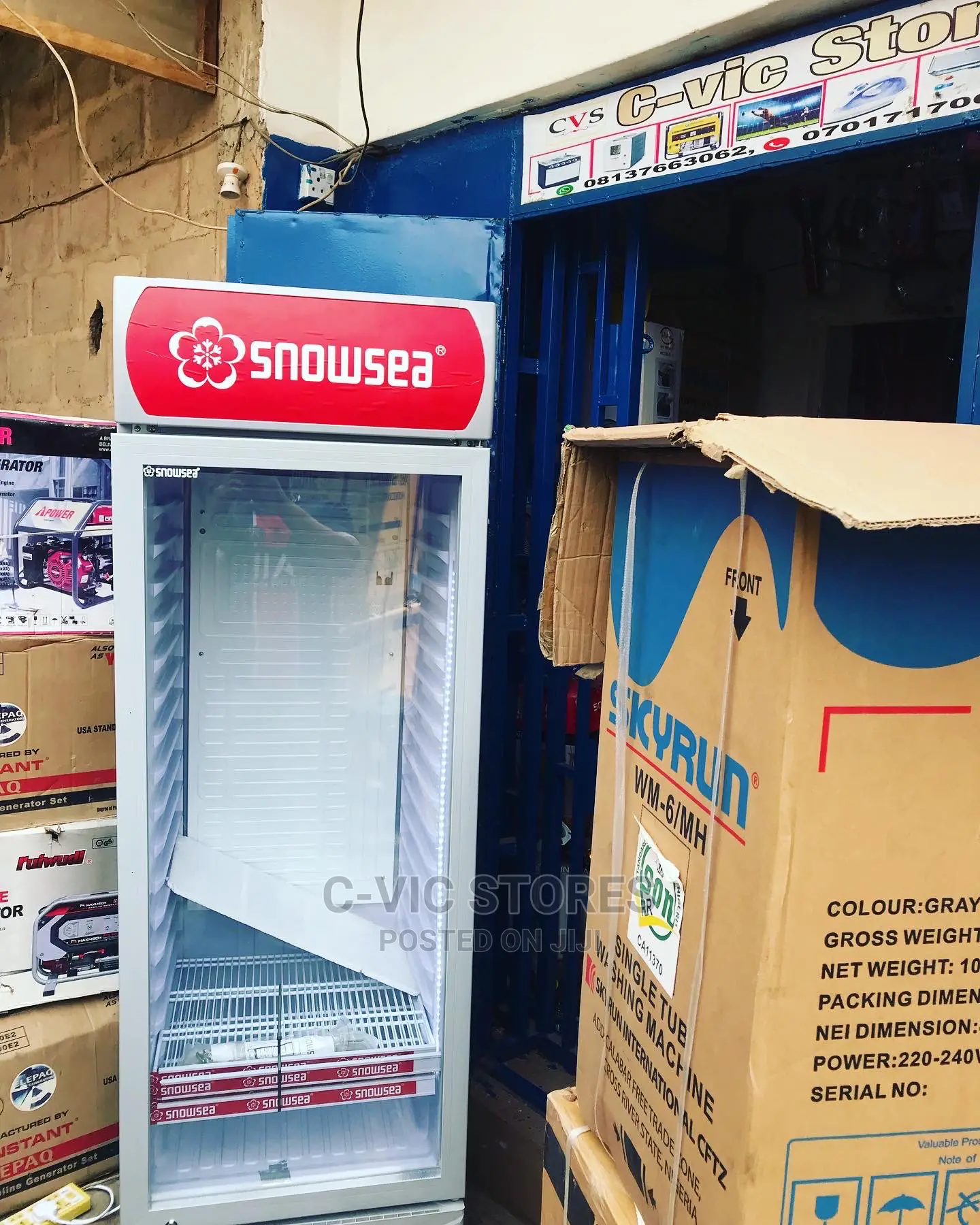 Snowsea Upright Showcase Cooling Fridge