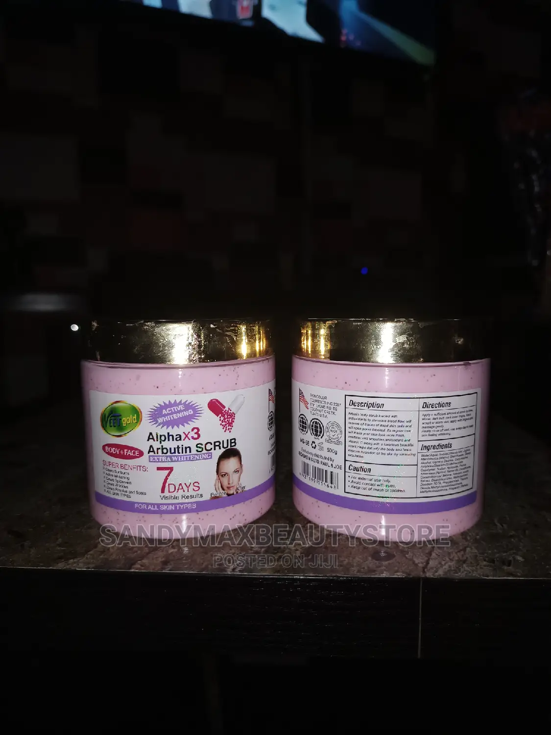 Veet Alpha Arbutin Whitening Scrub