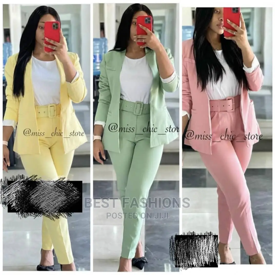 Cute Female 3 Piece Suit