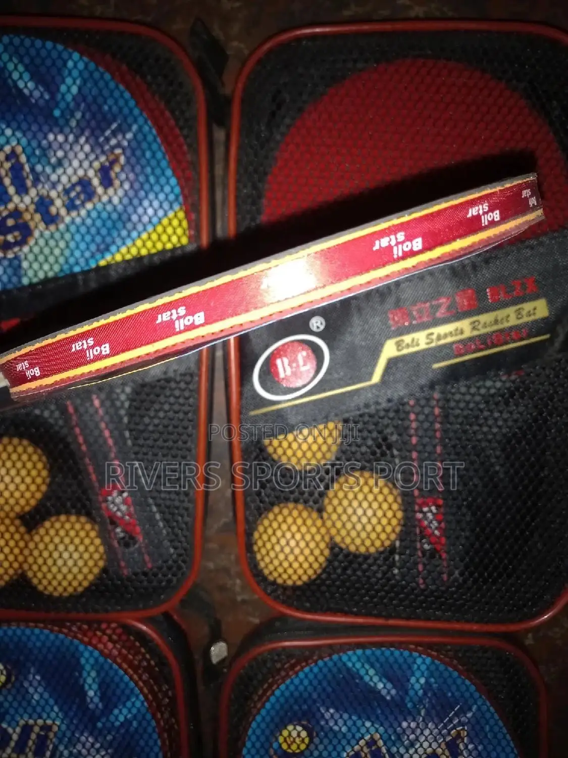 BOLI STAR High Spin 2in1 Table Tennis Bat With 3 Speed Ball