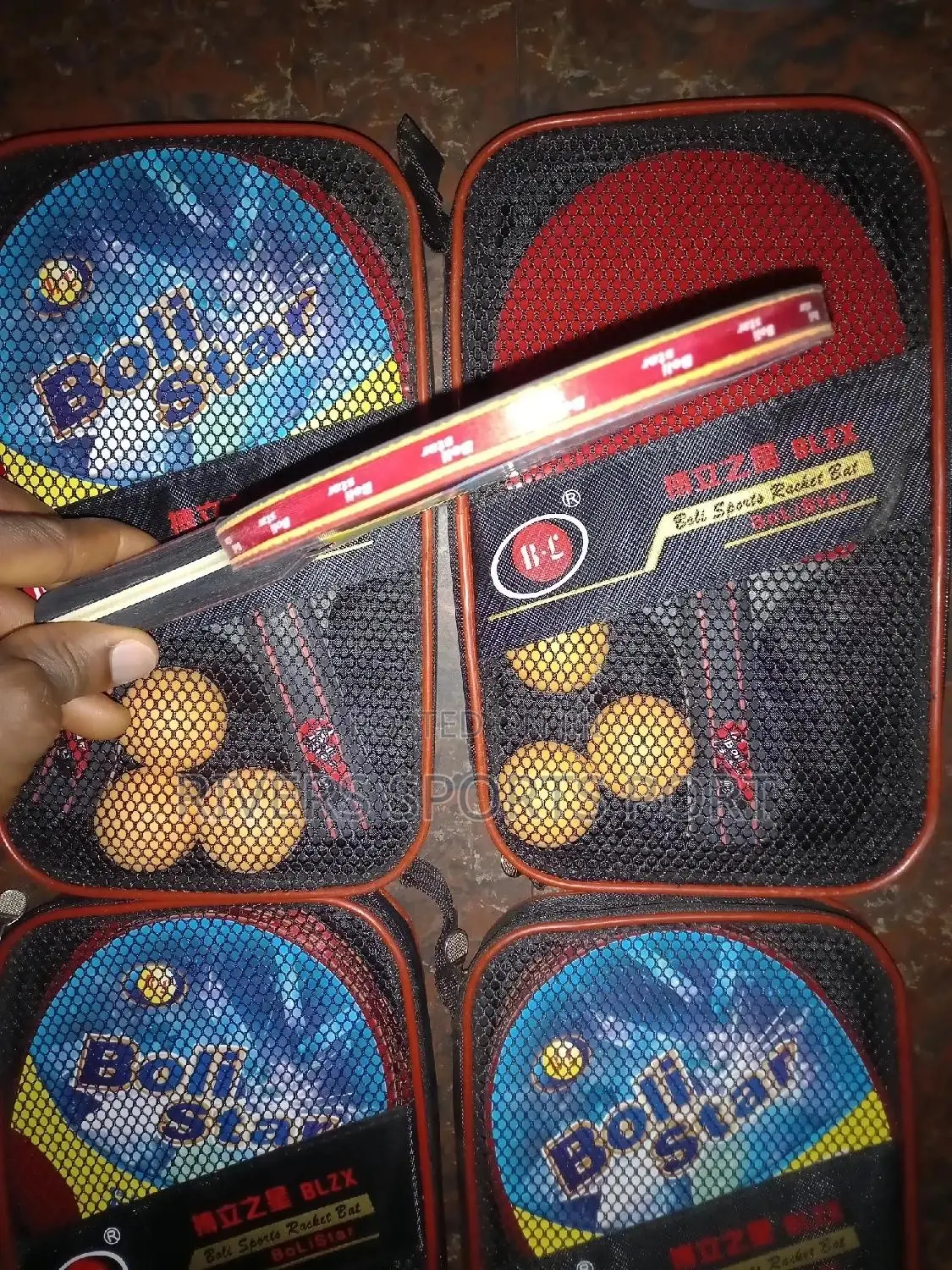 BOLI STAR High Spin 2in1 Table Tennis Bat With 3 Speed Ball