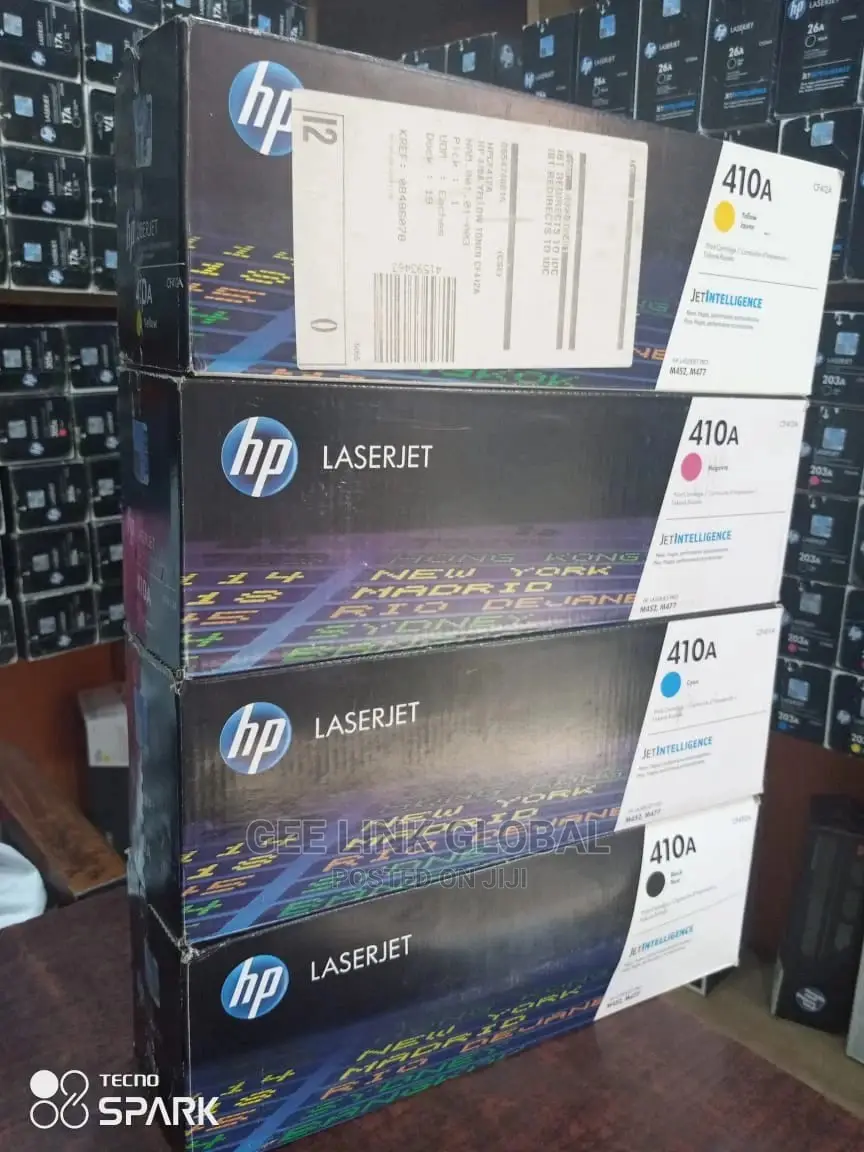 Hp Original Laser Toner Cartridge 410A Yellow