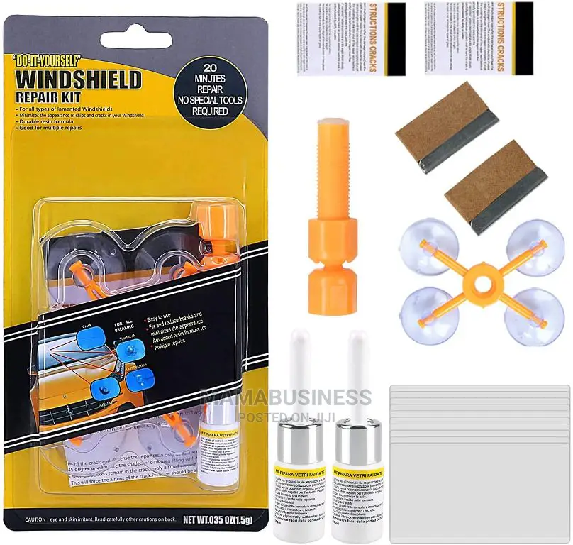 Windshield Repair Kit for Car Glass Repair Fluid - 3ml