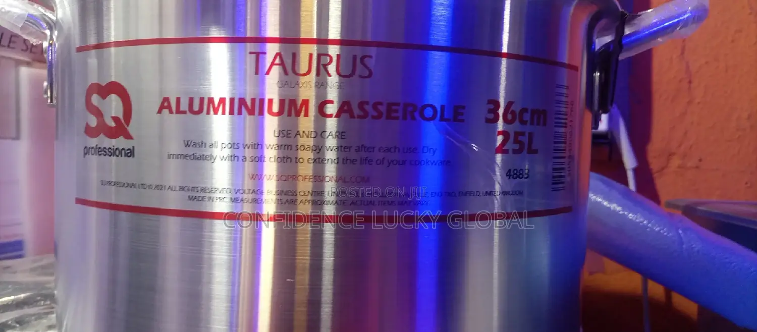 SQ Professional Taurus Aluminum Cooking Pots Sets 6 PCS