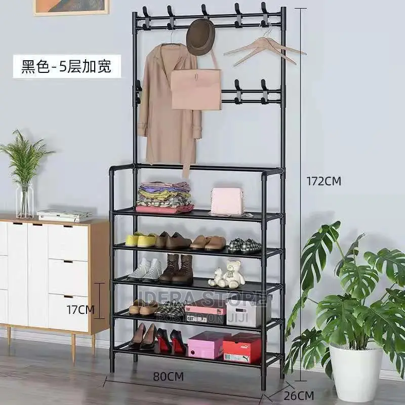 Clothes, Hat, Bag, Cap and Shoe Rack