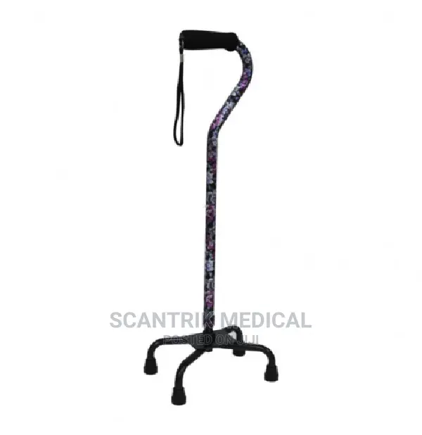 Quadripod Adjustable Four Legged Walking Stick
