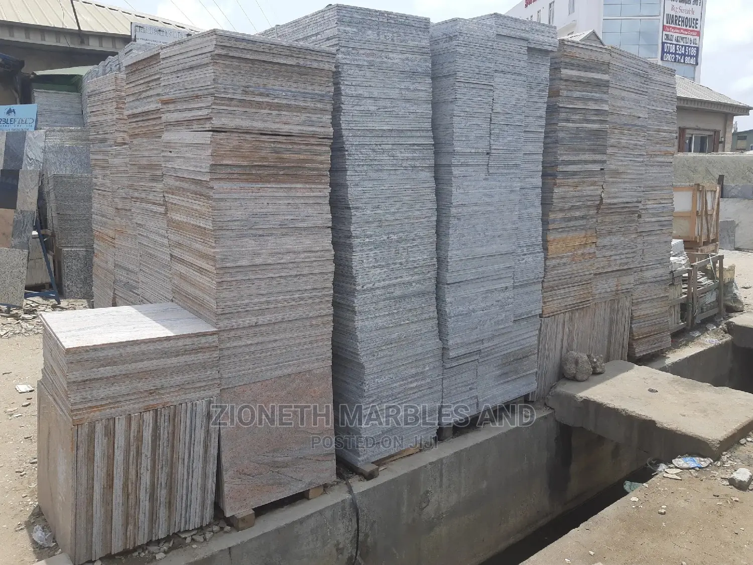 Nigerian Multi Colour Red Granite 60X60 Floor Tiles 10mm