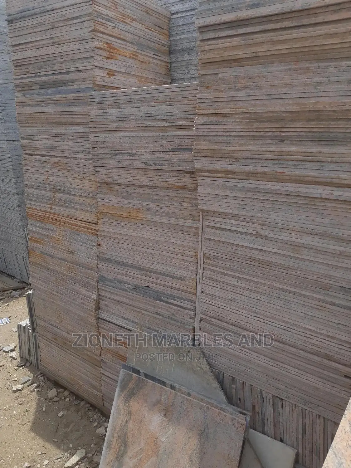 Nigerian Multi Colour Red Granite 60X60 Floor Tiles 10mm