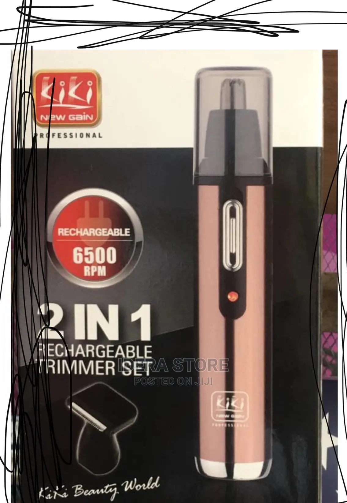 Kiki New Gain Rechargeable Hair Nose Hair Trimmer