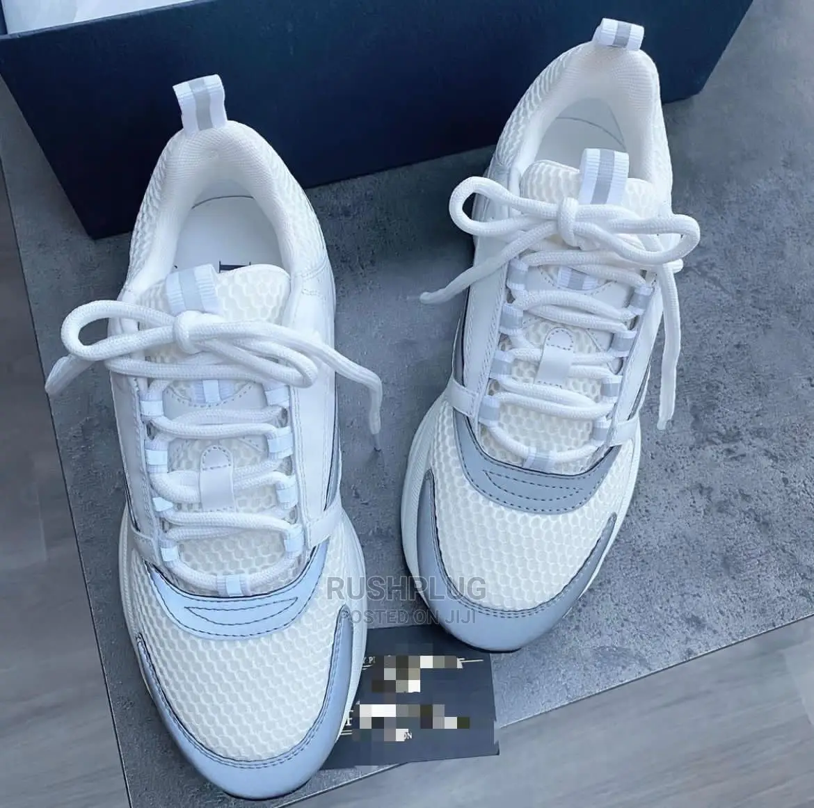 CHRISTIAN Dior Bb23 “All White “Sneakers