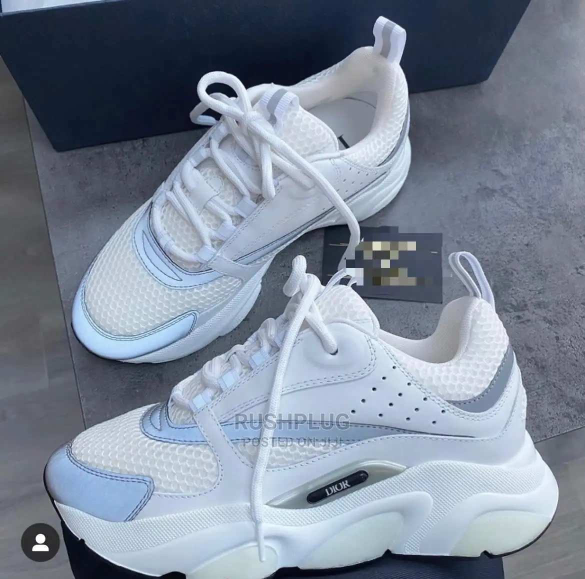 CHRISTIAN Dior Bb23 “All White “Sneakers