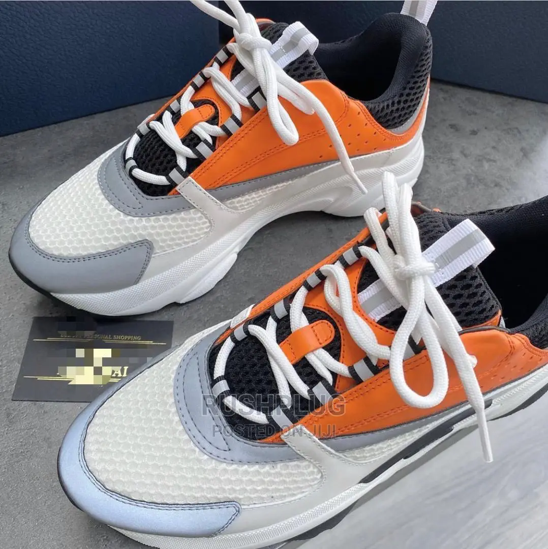Christian Dior B23 Lúxury Orange Sneakers
