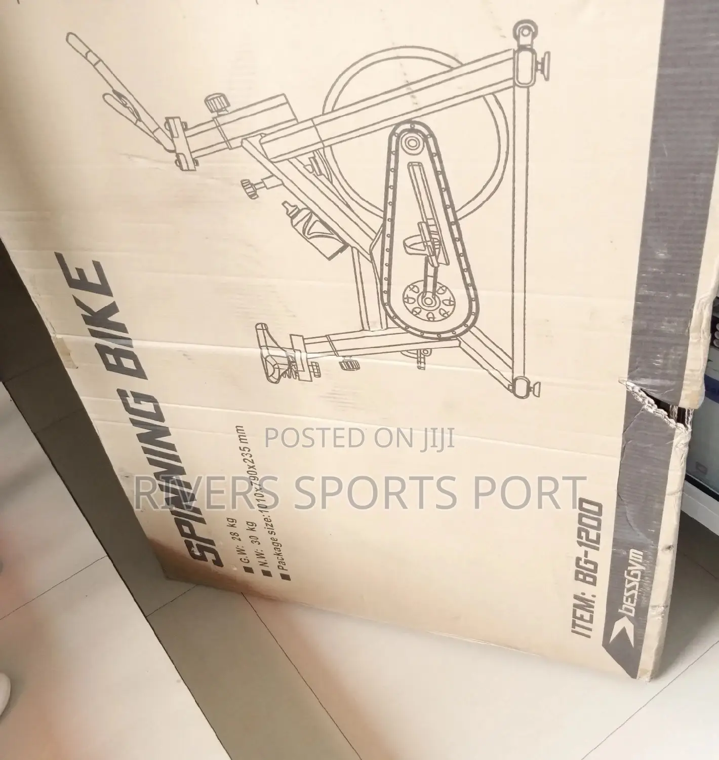 Bessgym Bg-1200 Spinning Bike