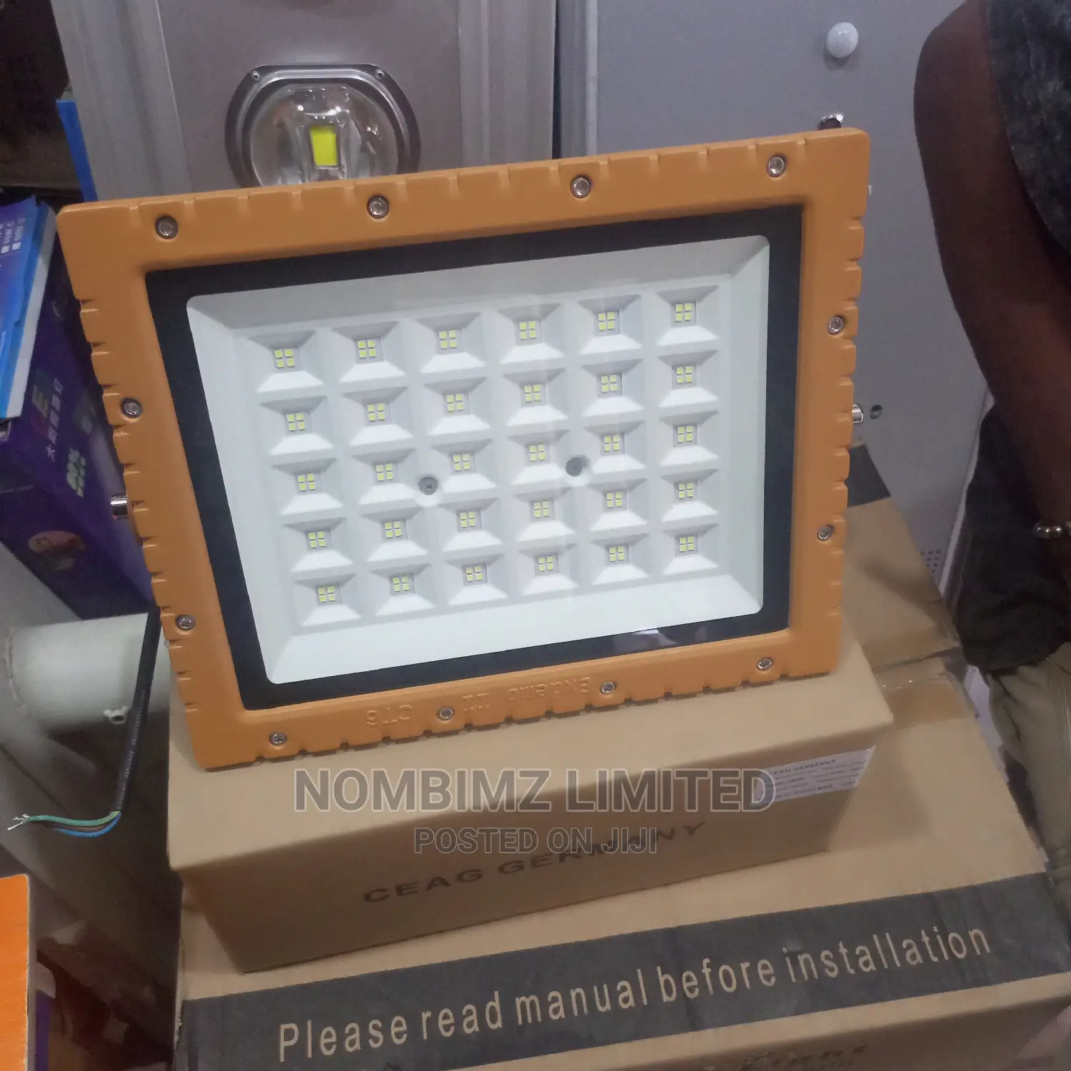 100w Nombimz Explosion Proof LED Light Fittings for Gas