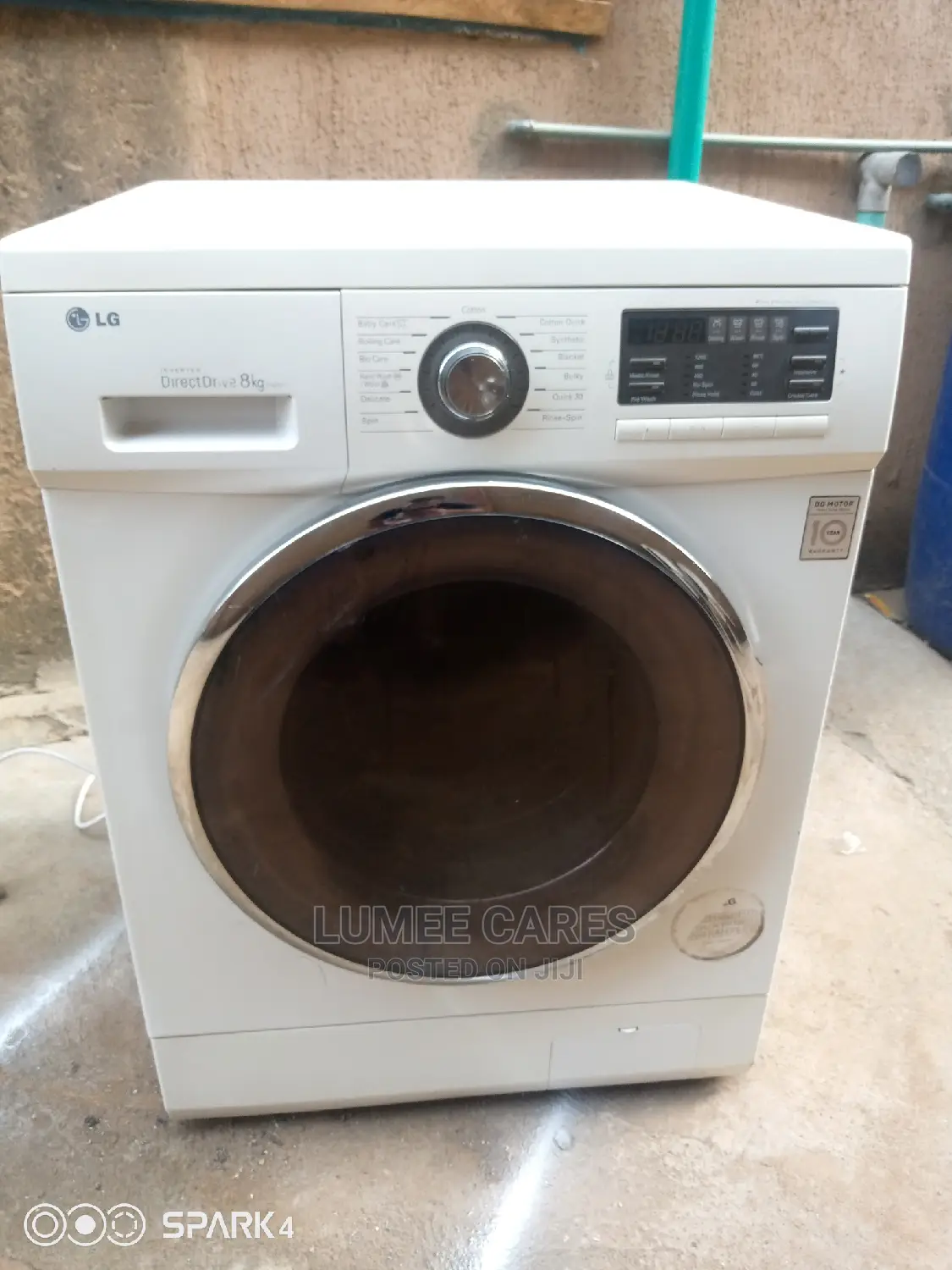 LG 8kg Inverter Automatic Washing Machine