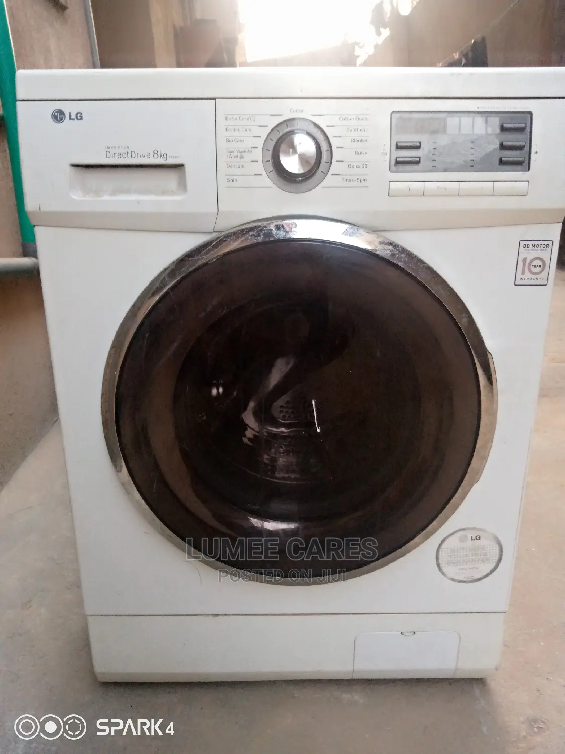 LG 8kg Inverter Automatic Washing Machine