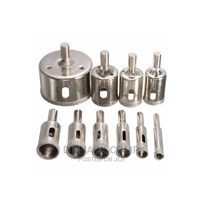 10pcs Diamond Drill for Tiles, Marble, Glass, Ceramic