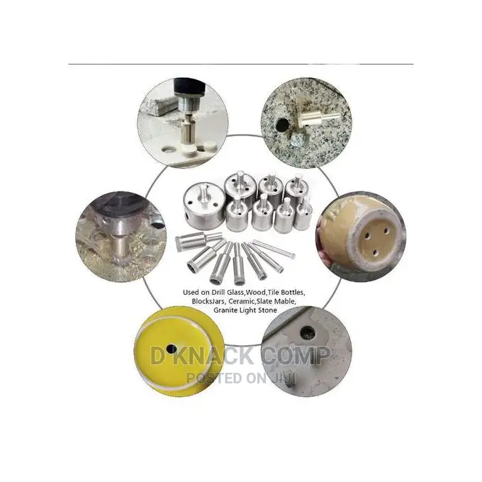 10pcs Diamond Drill for Tiles, Marble, Glass, Ceramic