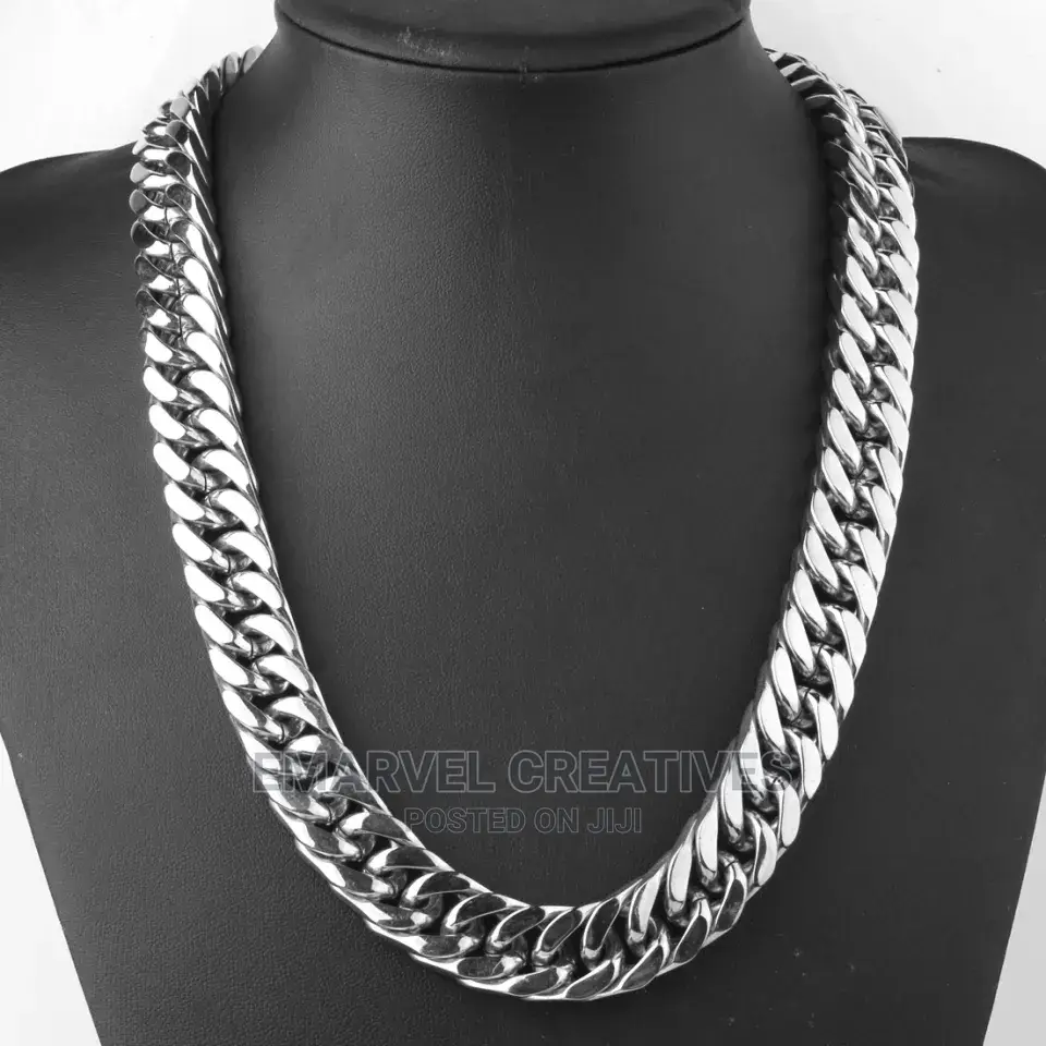 Silver/Gold/Black Fashion Mens Womens Stainless Steel Curb
