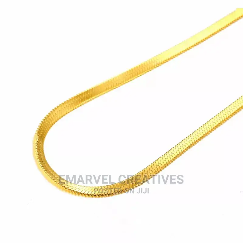 Non Tarnish Necklace 4mm/40-45-50cm Blade Necklace Snake