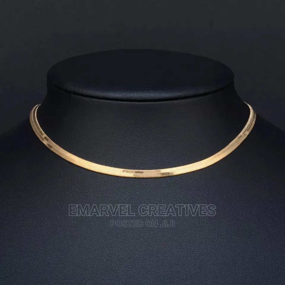 Non Tarnish Necklace 4mm/40-45-50cm Blade Necklace Snake