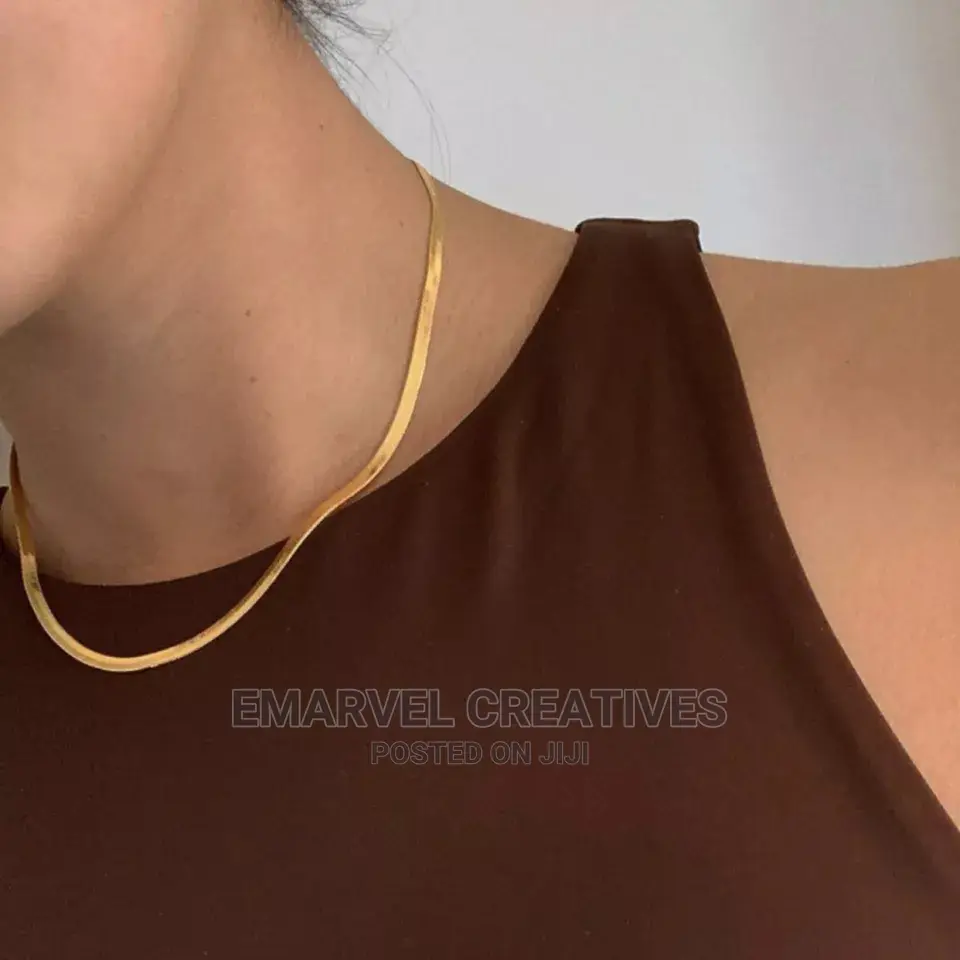 Non Tarnish Necklace 4mm/40-45-50cm Blade Necklace Snake